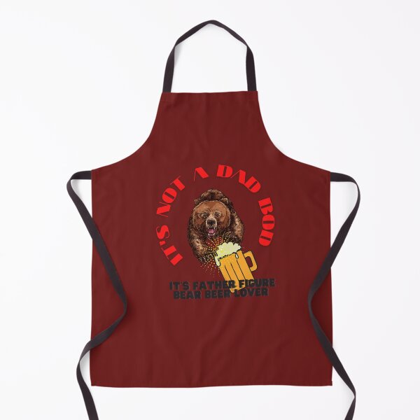 Artikelvorschau, Es ist kein Dad Bod It's Father Figure Bear Beer T-Shirt. entworfen und verkauft von Cheeky Popp.
