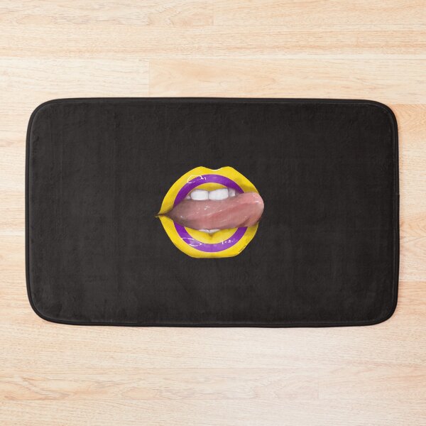 Item preview, Intersex LGBTQ Pride Rainbow Shiny Tongue Lips  designed and sold by TunafishArt.