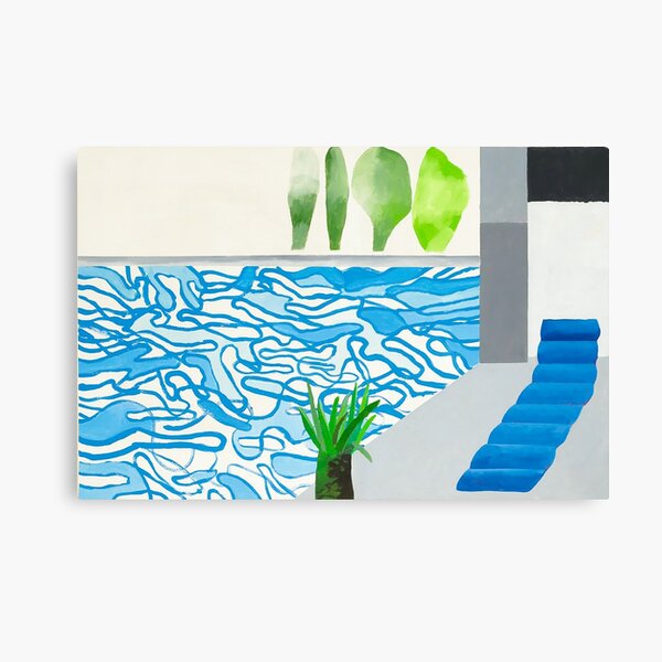 Aperçu de l'œuvre the painting david swimming poll créée et vendue par queengutkowski.