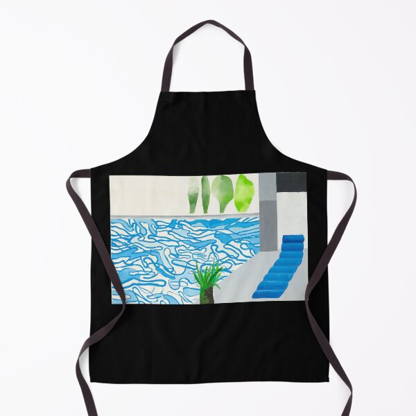 Item preview, the painting david swimming poll designed and sold by queengutkowski.