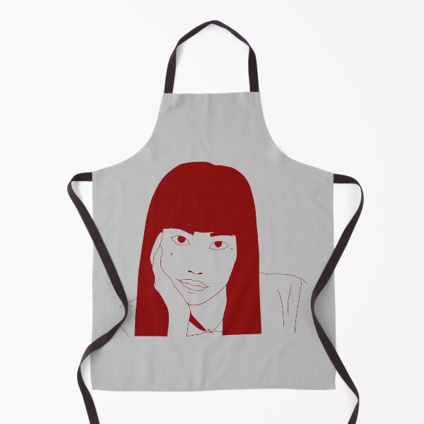 Item preview, Girl from Nowhere Nanno Dark Red Line Art (Gray) designed and sold by jocelapng.