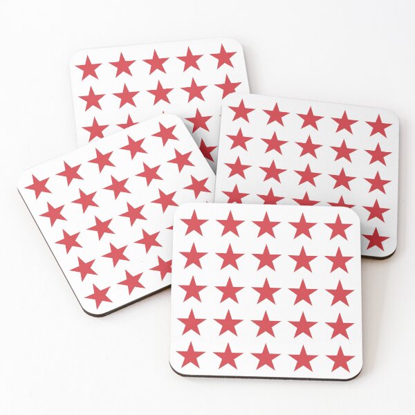Item preview, Medium RED and WHITE STARS  designed and sold by RachelMacht.