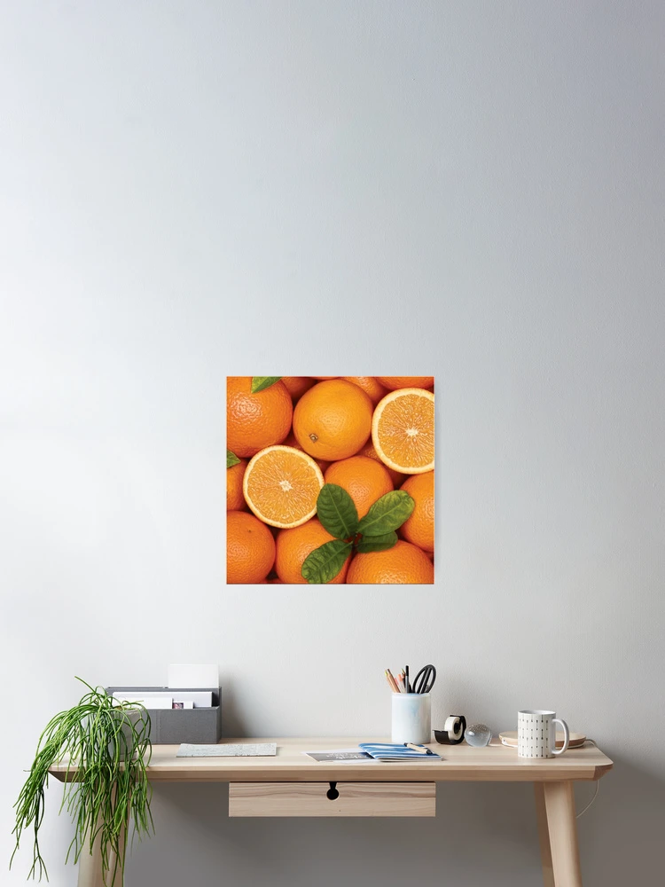 Thumbnail 2 of 3, Poster, Orange Pattern  designed and sold by StarsForgers.