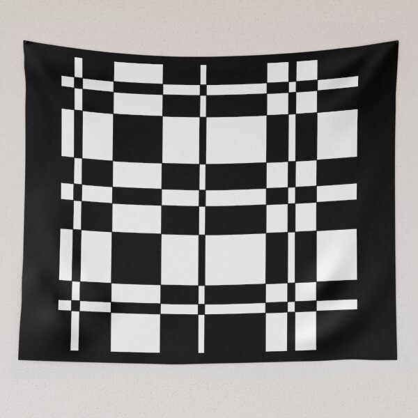 Item preview, Geometrical black and white designed and sold by kkanchan.