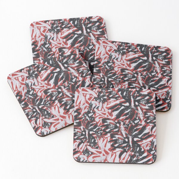 Item preview, lino leaves  designed and sold by RubyPrintDesign.