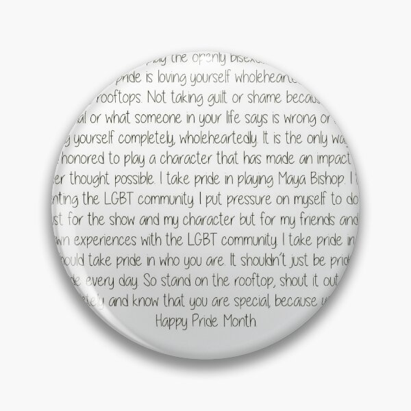 Item preview, Danielle Savre Pride Video Quote designed and sold by becampily.
