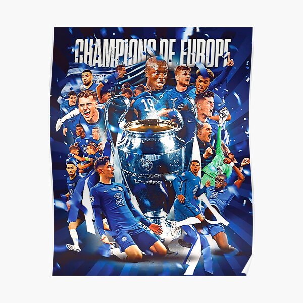 Chelsea 1955 CHAMPIONS Team Group Poster 
