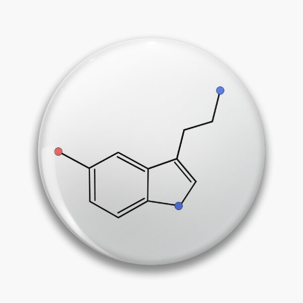 Item preview, Serotonin Molecular Structure designed and sold by Neuro-Nerdom.