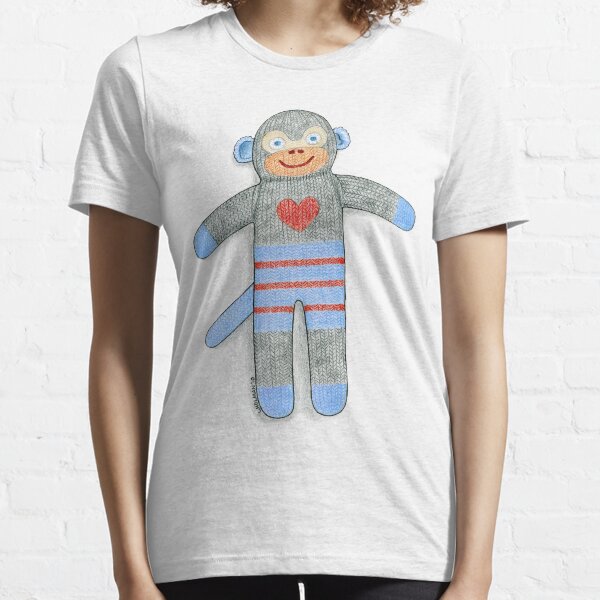 Sock Monkey Essential T-Shirt