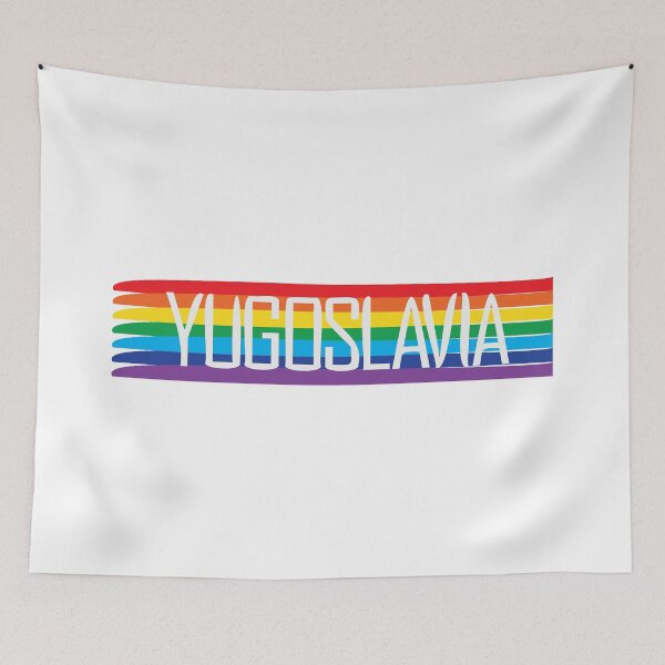 Item preview, Yugoslavia Rainbow Pride majica designed and sold by TinThor.