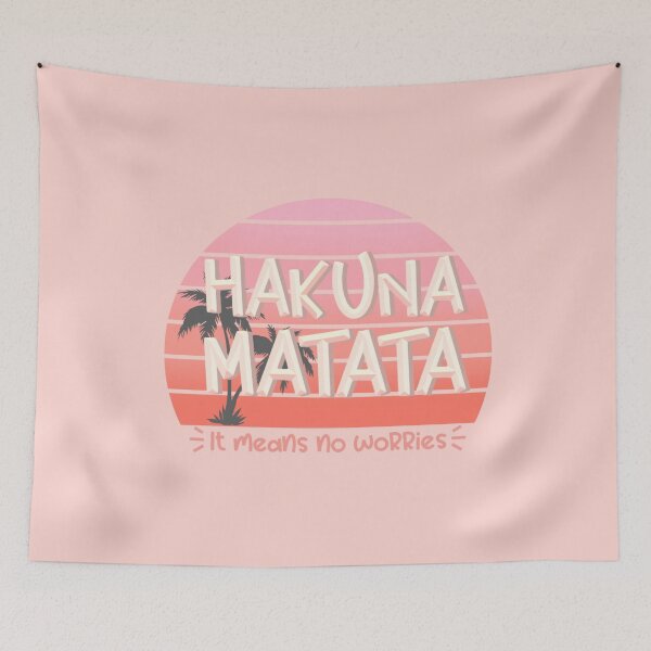 Item preview, Hakuna Matata - It Means No Worries - Lion King Quote  designed and sold by Trista Designs.