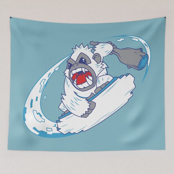 Item preview, Snowboarding Yeti designed and sold by markstones.