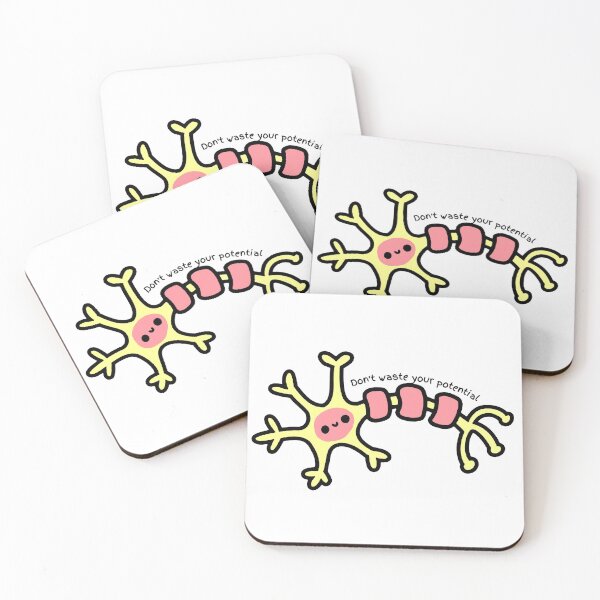 Item preview, Don't waste your potential - Cute Neuron - Psychology Design designed and sold by Psychologist's Inventory.