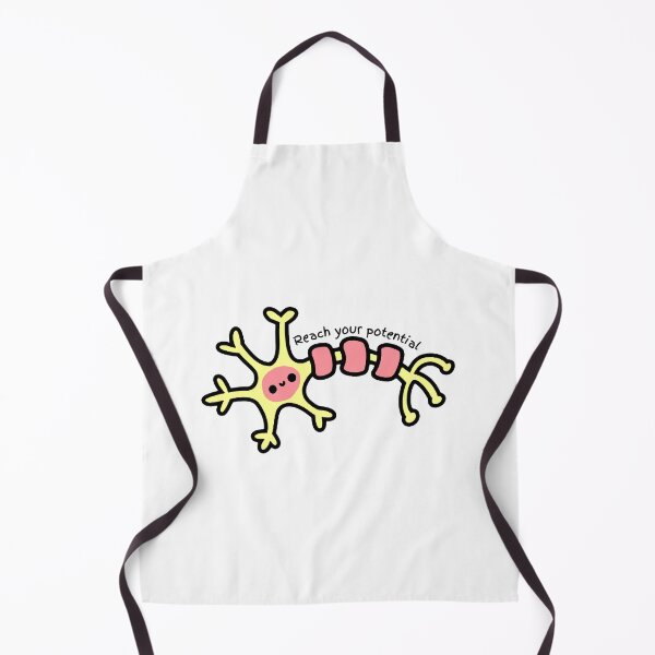 Item preview, Reach your potential - Cute Neuron - Psychology Design designed and sold by Psychologist's Inventory.