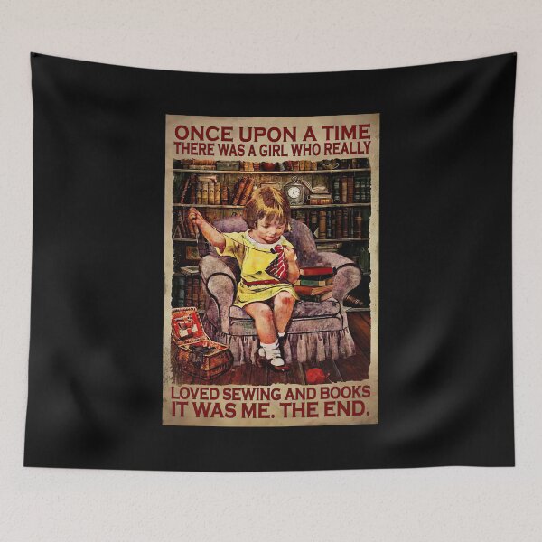 Item preview, Once Upon A Time Girl Who Really Loved Sewing And Dog - Girl Love Sewing Dog designed and sold by hippololocc.
