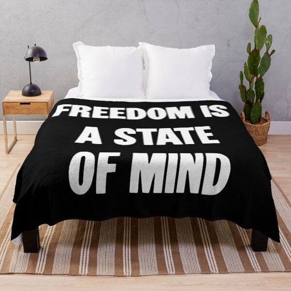 Item preview, Freedom Is A State of Mind designed and sold by Good-Looking Corpse.