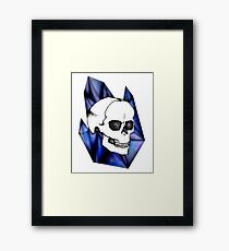 crystalline. Framed Print
