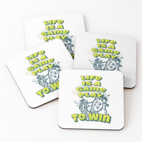 Item preview, Life Is A Game Play To Win designed and sold by WordsGamersUse.