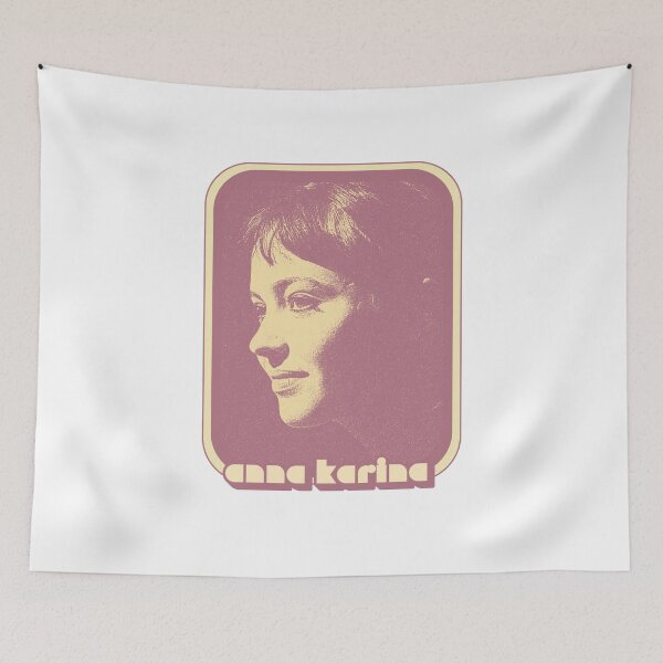 Item preview, Anna Karina ∆ Vintage Look Fan Design designed and sold by AestheticNow.
