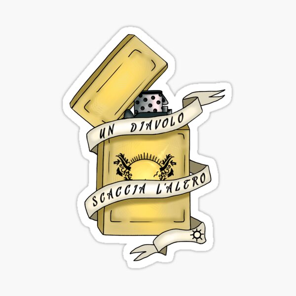 Un Diavolo Scaccia L'Altro Sticker