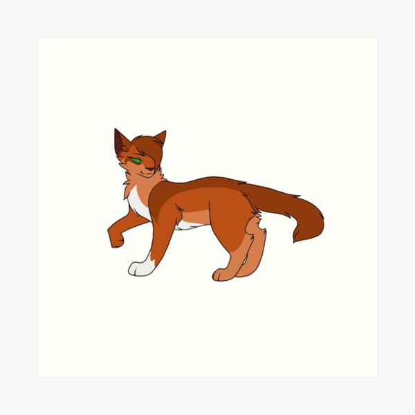 Warrior Cats - Firestar Art Print for Sale by HGBCO