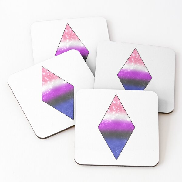 Item preview, Genderfluid Diamond designed and sold by AcidicAce.