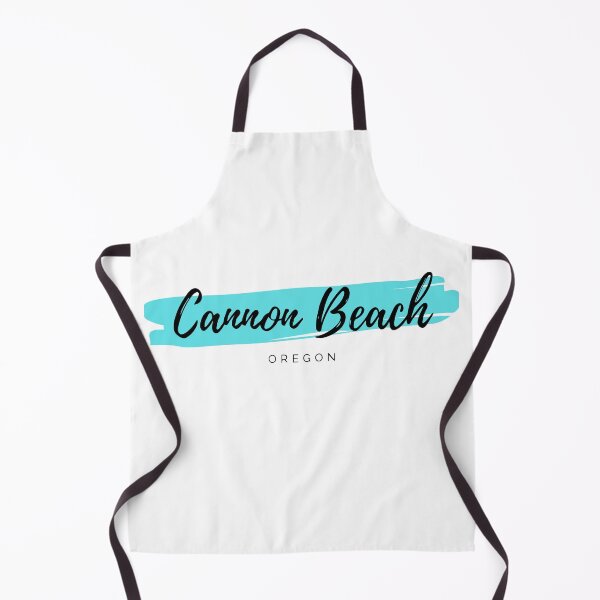 Item preview, Cannon Beach Oregon - Turquoise Blue Minimalistic Sea Resort Design designed and sold by Vintage-TM.