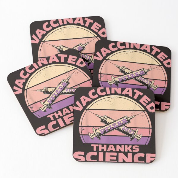 Item preview, Fully Vaccinated - Pfizer Vaccince - Thanks Science - Retro designed and sold by SherryMcbride.