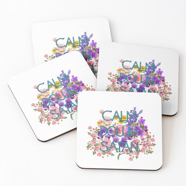Item preview, Calm Down, Satan designed and sold by PorcupineQuinn.