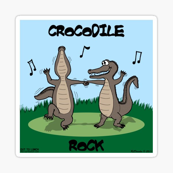 Crocodile Rock Sticker