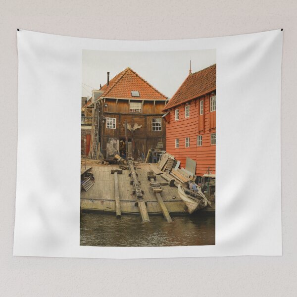 Item preview, Old shipyard in the harbor of Spakenburg, The Netherlands designed and sold by Anita van Gendt.