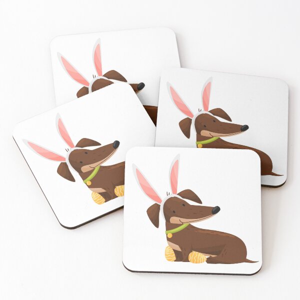 Item preview, I pretend to be an Easter bunny but the reality is that I am а  Sausage Dog  designed and sold by Emil1993.