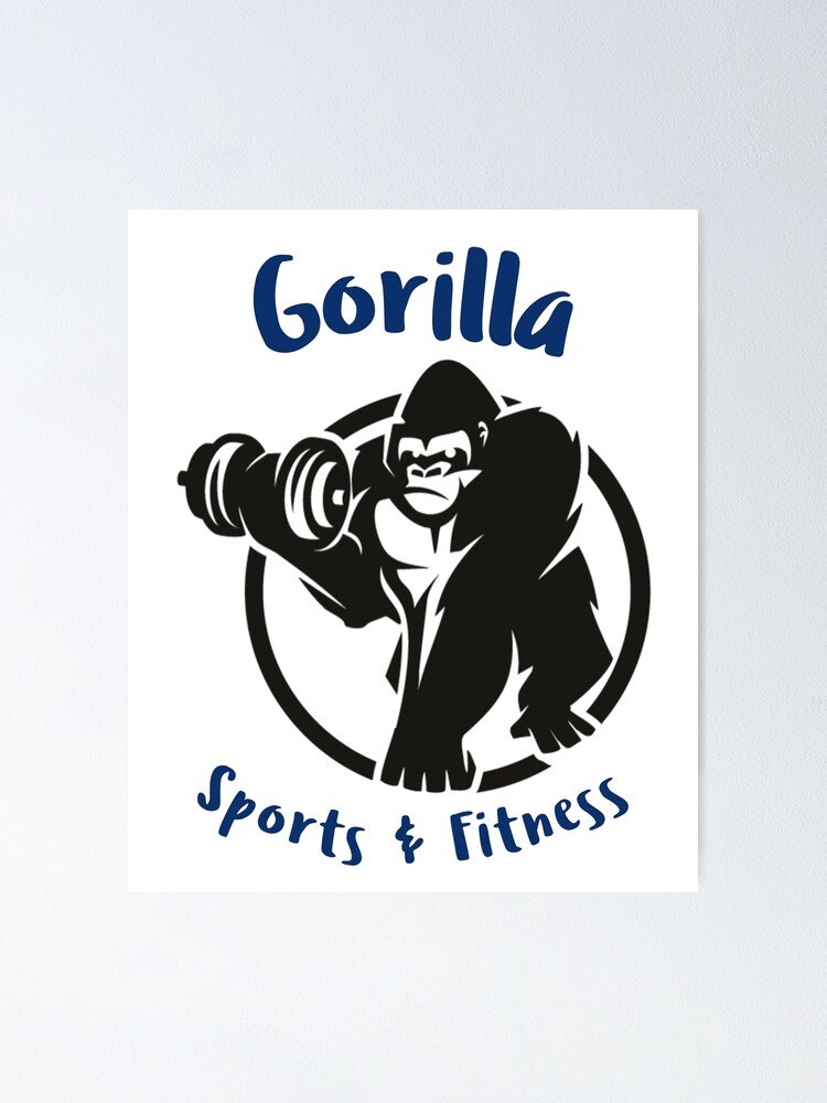 Knooppunt onkruid Microcomputer Gorilla - Sports & Fitness T-Shirt" Poster for Sale by RayT74 | Redbubble