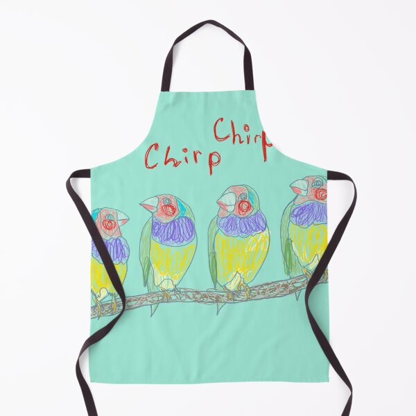 Item preview, Chirping gouldian finch birds designed and sold by orangerinka.