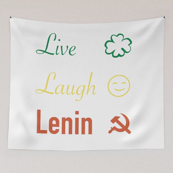 Item preview, Live - Laugh - Lenin designed and sold by Alessandraelena.
