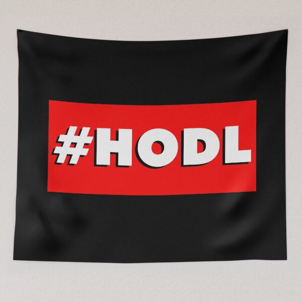 Item preview, HODL hold on for dear life trading investment compound interest fun financial investor design designed and sold by CreatedbyJR.