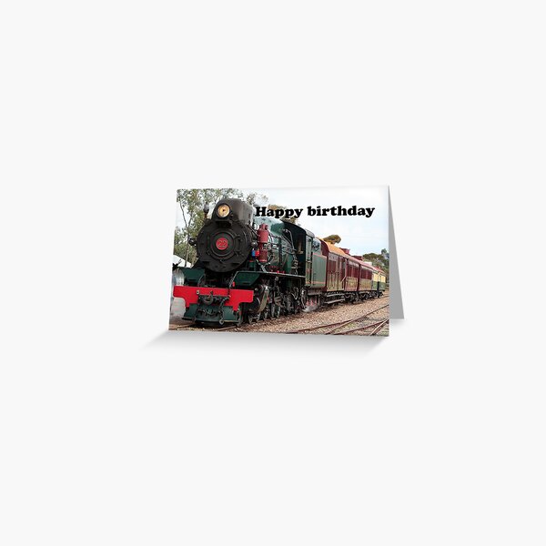 Item preview, Happy Birthday Steam Train Locomotive 1 designed and sold by FranWest.
