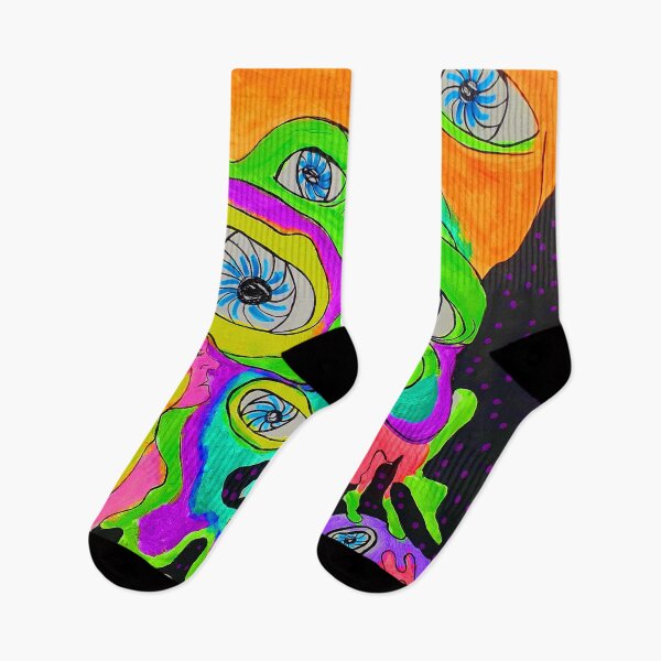 Item preview, Eye Dream of Ice Cream (psychedelic) designed and sold by Discordant Dreams Art.
