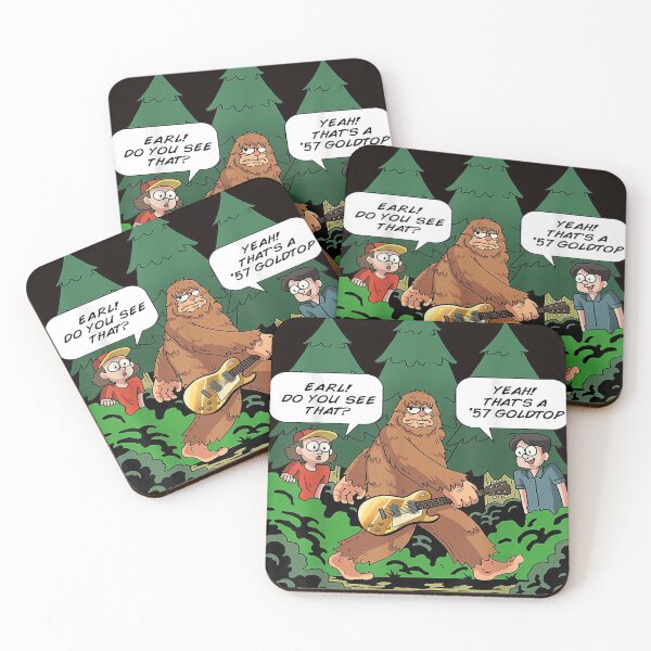 Item preview, Funny Bigfoot with Guitar Design designed and sold by SherryMcbride.