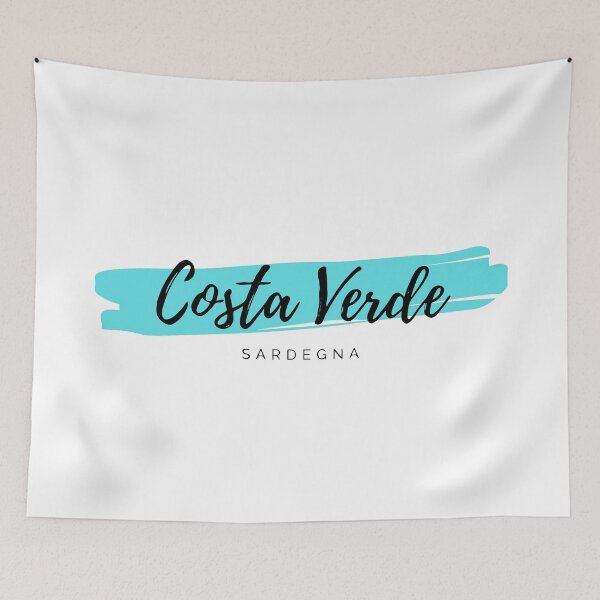 Item preview, Costa Verde Sardegna Italia - Costa Sud Sardinia Italy - Turquoise Blue Minimalistic Sea Resort Design designed and sold by Vintage-TM.