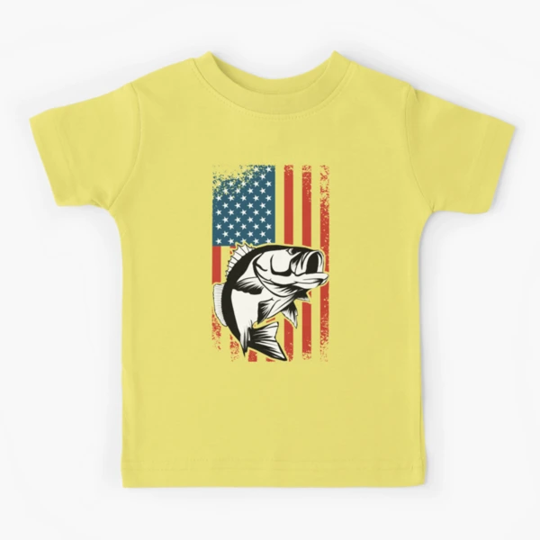  Papa American Flag Fishing T- Shirt, Funny Papa