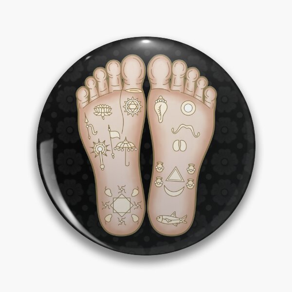 Item preview, The Lotus Feet of Sri Krishna - black designed and sold by GundicaArt.