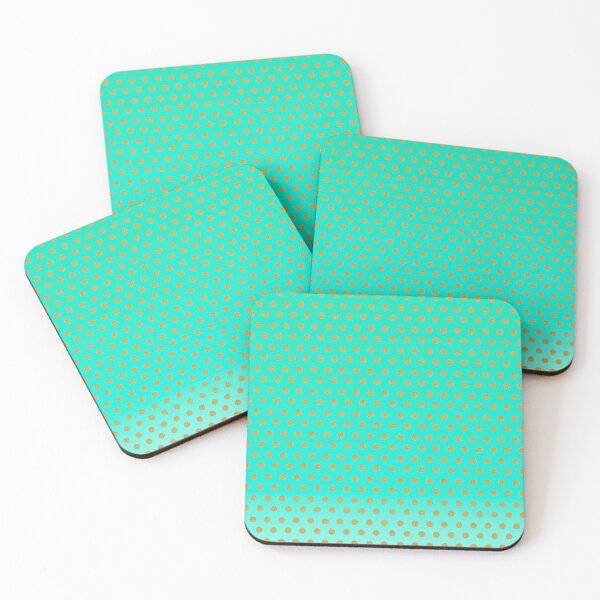 Item preview, GOLDEN DOTS WITH GREEN VSCO COLOR BACKGROUND PATTERN  designed and sold by Wahbastore.