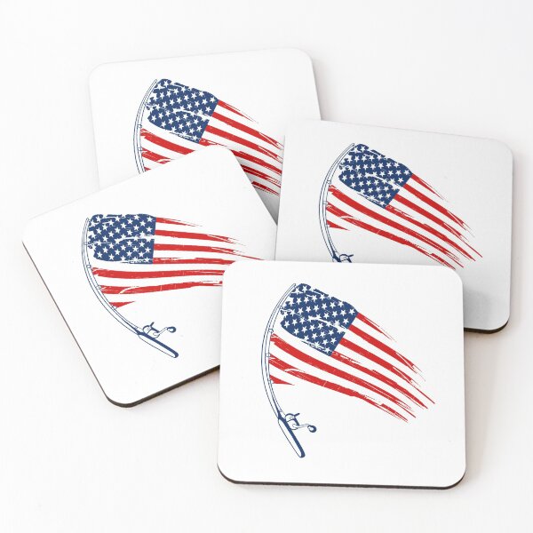 Item preview, USA flag fishing, stars and stripes, american flag fishing, fish, patriot, hunting designed and sold by InkyJack.