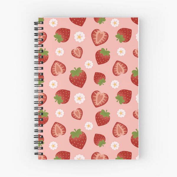 Item preview, Heart Strawberries in Pink designed and sold by Catarium.