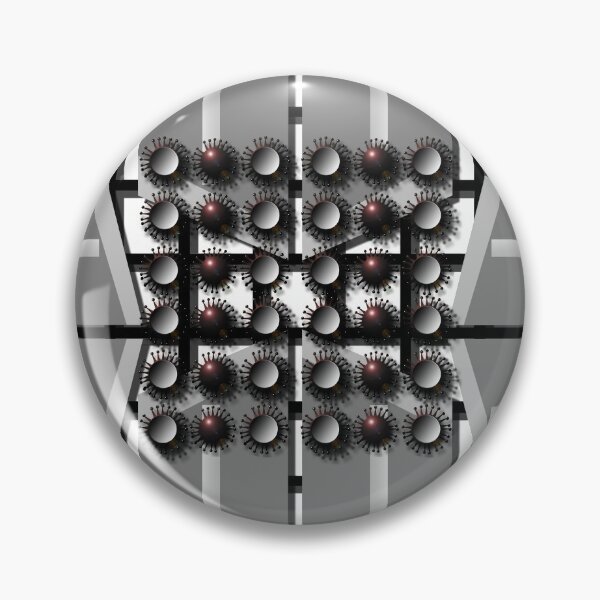Item preview, Grid, corona, sphere, (350) (black, white,) decorative, digital, colorful, abstract, designed and sold by Paszkan.