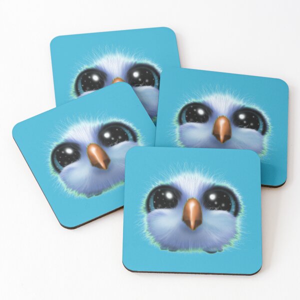 Item preview, A wide eyed, adorable, blue chick designed and sold by iduzarts.