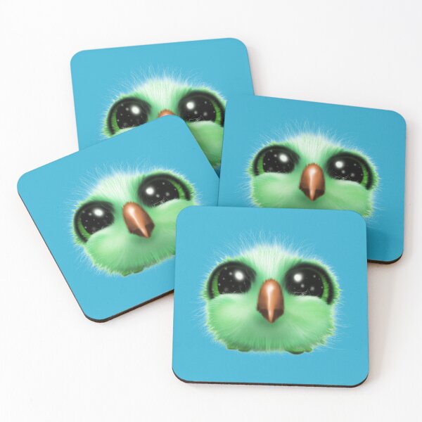 Item preview,  A wide eyed, adorable, and key lime green chick designed and sold by iduzarts.
