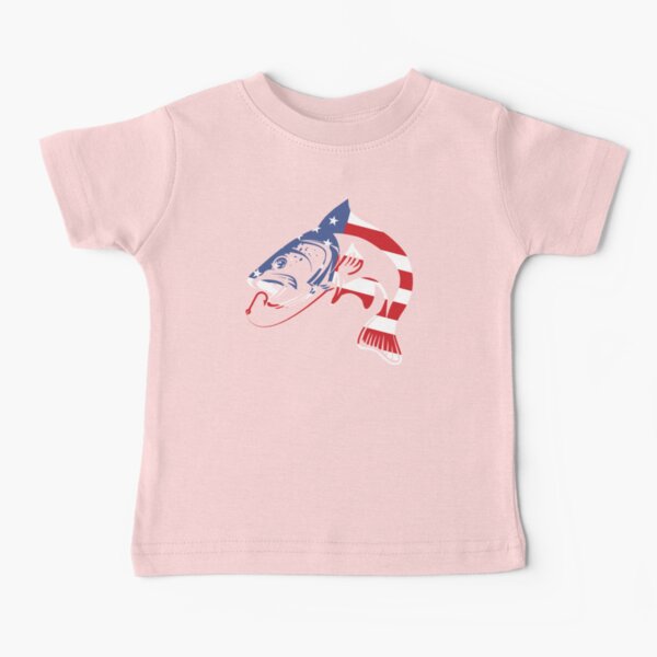 USA flag bass fishing, stars and stripes, american flag fishing, fish,  patriot, hunting | Kids T-Shirt