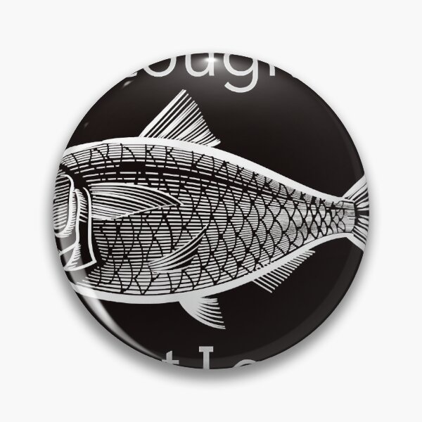 Item preview, Funny Fish Fisherman Pun Fishing Is A Tough Job Saying designed and sold by SherryMcbride.